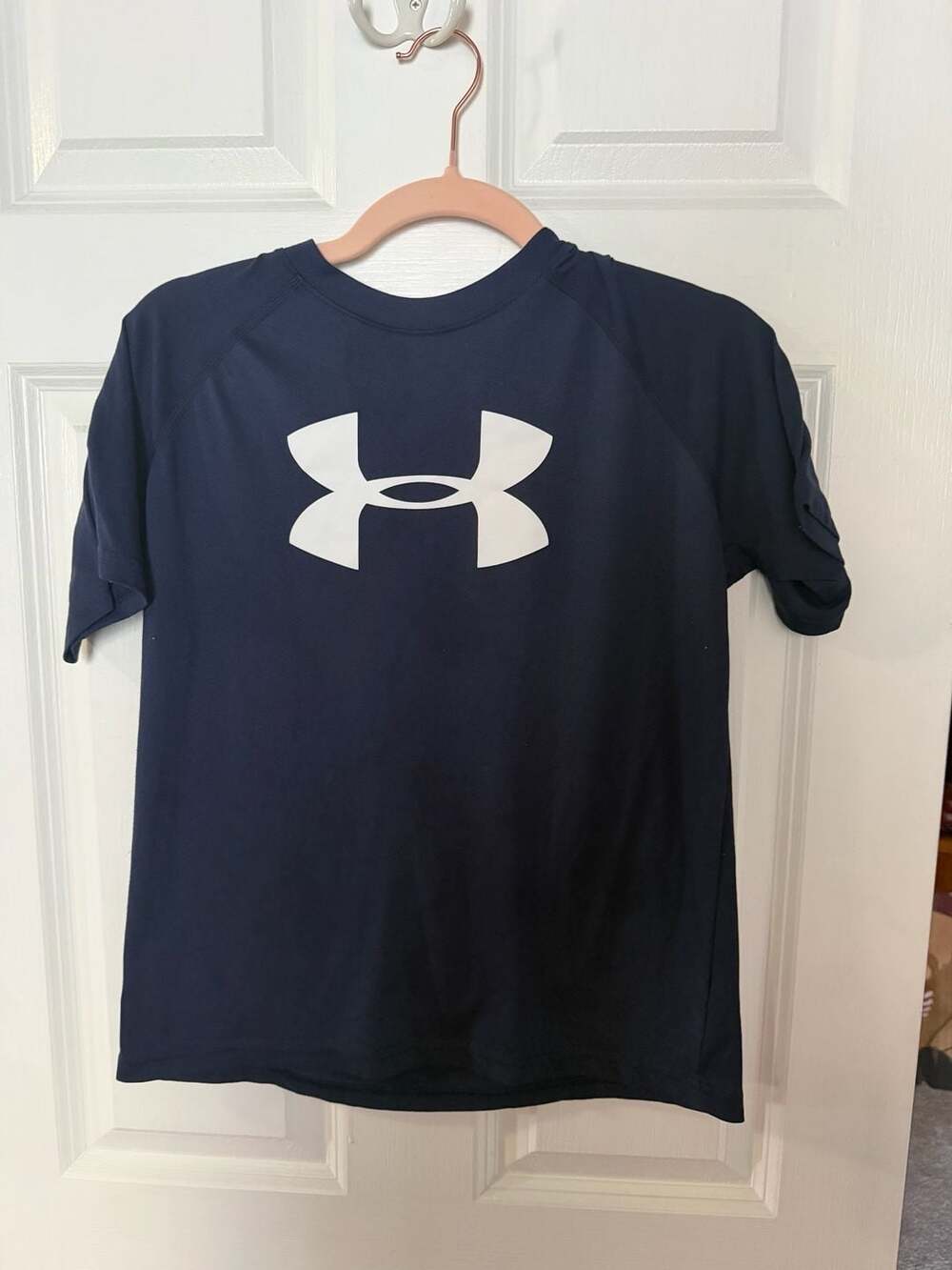 Under Armour Tech Short Sleeve Performance T-Shirt Navy Blue
